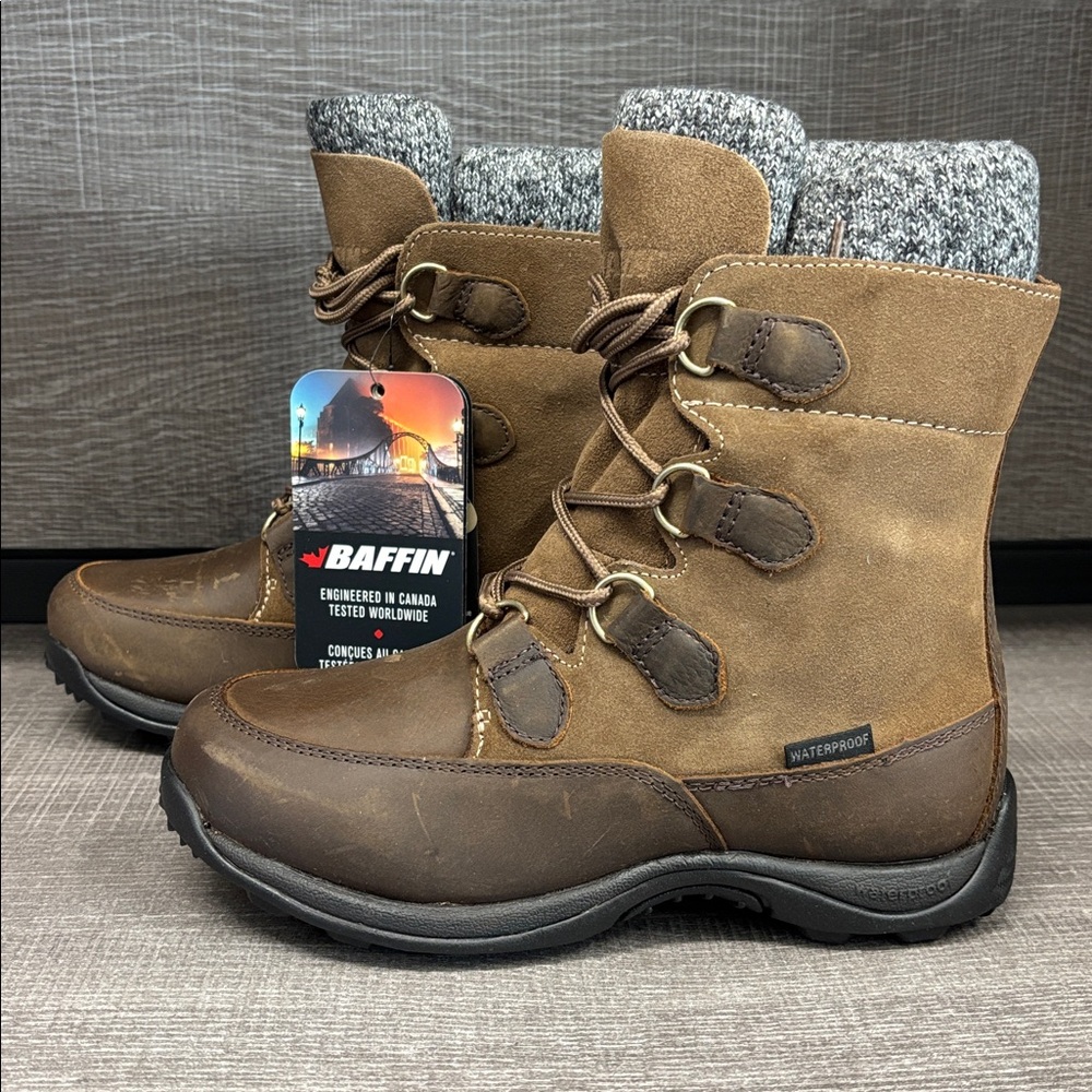 Women's Baffin Eldora Boots (Taupe) - Size 6